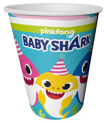  - Bardak Baby Shark 220/240cc Pk:8 Kl:54